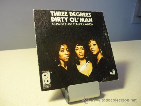 Discos de vinilo: THREE DEGREES  DIRTY OLMAN single - Foto 1