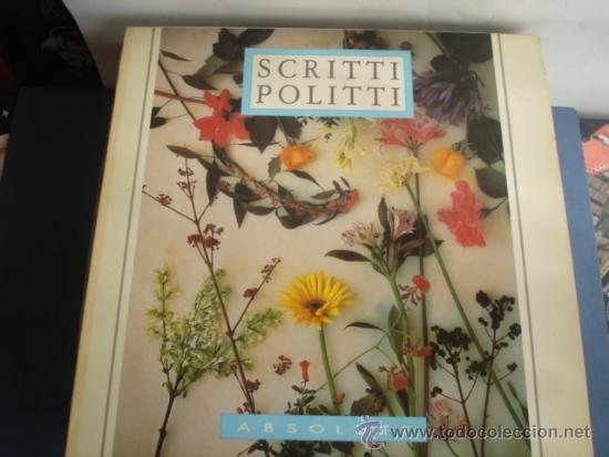 Discos de vinilo: SCRITTI POLITTI  ABSOLUTE - Foto 1