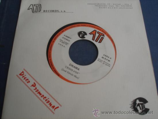 Discos de vinilo: DRAMA   CRISIS  PROMO - Foto 1
