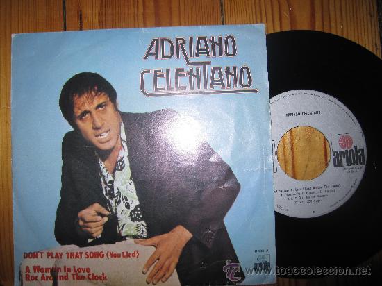 Discos de vinilo: ADRIANO CELENTANO `Don&acute;t play that song` - Foto 1