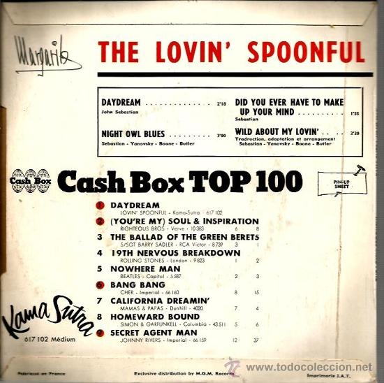 Discos de vinilo: EP THE LOVIN&acute;SPOONFUL : DAYDREAM - Foto 2