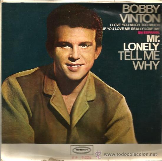 Discos de vinilo: EP BOBBY VINTON (CANTA EN ESPAÑOL) : MR. LONELY