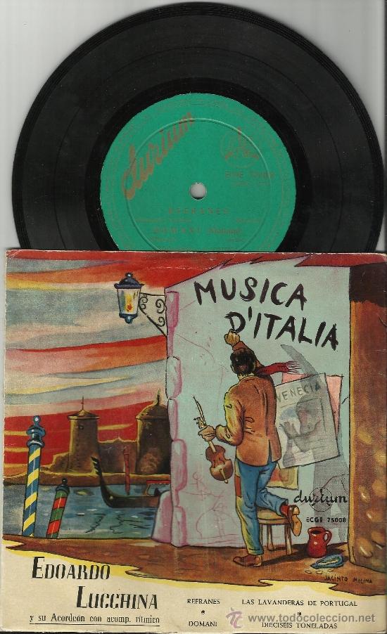 Discos de vinilo: edoardo lucchina ep musica d'italia espa&ntilde;a