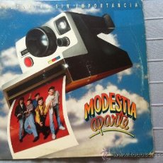Discos de vinilo: LP MODESTIA APARTE-HISTORIAS SIN IMPORTANCIA