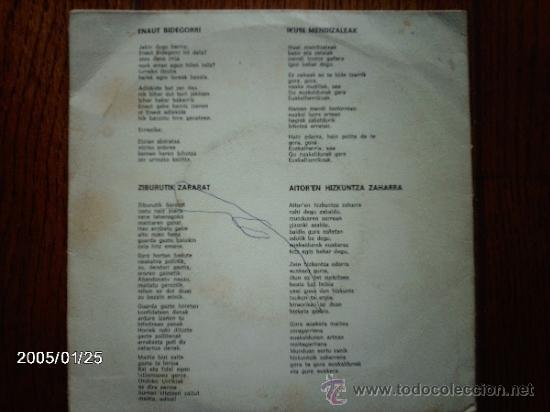 Discos de vinilo: alegera - enaut bidegorri + 3 - Foto 2