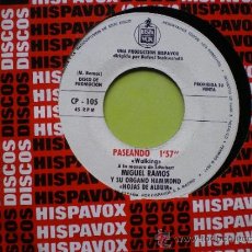 Discos de vinilo: MIGUEL RAMOS / PASEANDO (WALKING) / ALEGRIA (SINGLE PROMO 71)