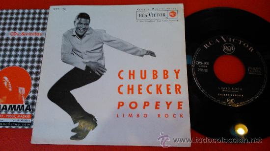 Discos de vinilo: chubby checker popeye  single - Foto 1