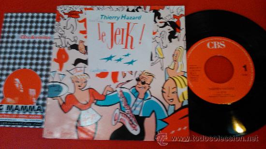 Discos de vinilo: thierry hazard le jerk  single - Foto 1
