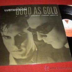 Discos de vinilo: LUSTAVISION GOOD AS GOLD/ PURE AT HEART 12 MX 1984 VICTORIA ED ESPAÑOLA SPAIN
