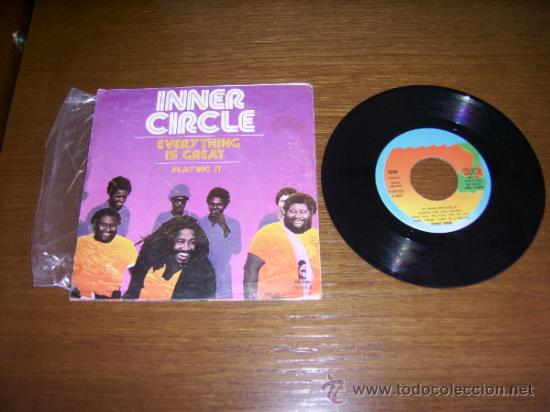 Discos de vinilo: SINGLE - INNER CIRCLE - EVERYTHING IS GREAT - SPANISH - Foto 2