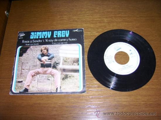 Discos de vinilo: SINGLE - JIMMY FREY - ROSAS A SANDRA - SPANISH - Foto 2