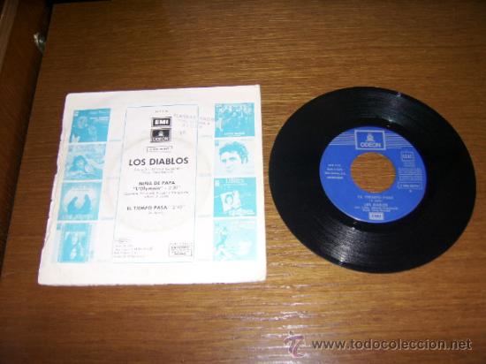 Discos de vinilo: SINGLE - LOS DIABLOS - NI&Ntilde;A DE PAPA - SPANISH - Foto 2
