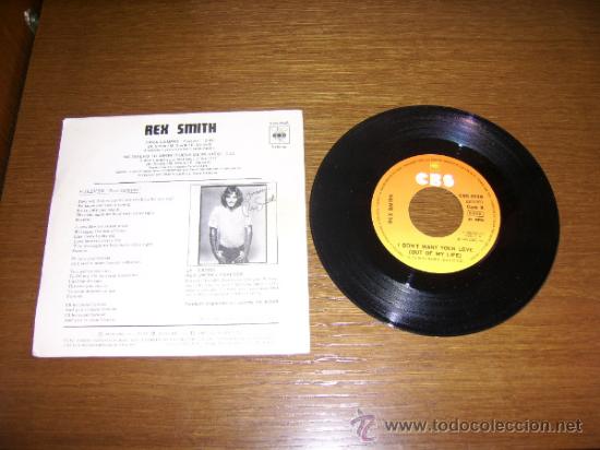 Discos de vinilo: SINGLE - REX SMITH - FOREVER - SPANISH - Foto 2