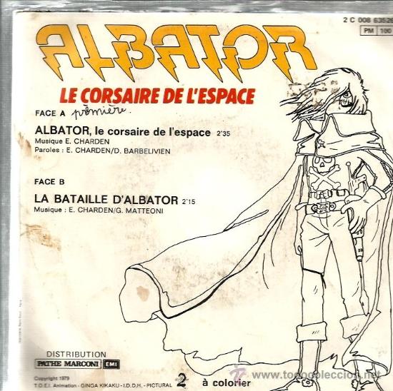 Discos de vinilo: SINGLE ALBATOR (CANTA JEAN PIERRE SAVELLI ) - Foto 2