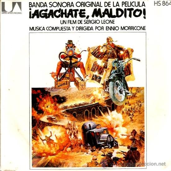 Discos de vinilo: SINGLE BSO AGACHATE MALDITO ( ENNIO MORRICONE, SERGIO LEONE ) - Foto 1