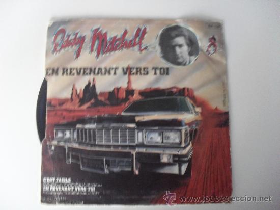 Discos de vinilo: EDDY MITCHELL - CEST FACILE / EN REVENANT VERS TOI 1972 - Foto 1