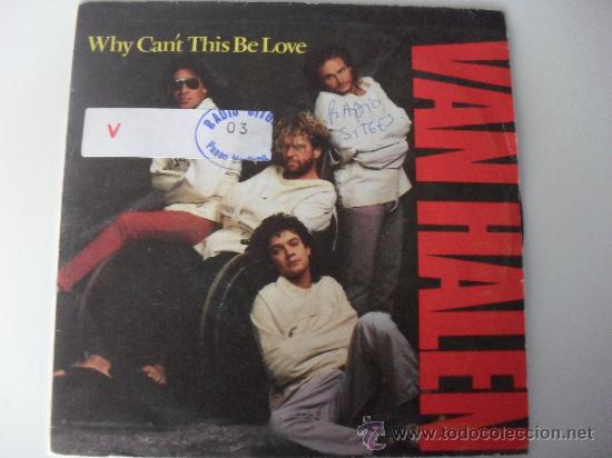Discos de vinilo: VAN HALEN - WHY CANT THIS BE LOVE / GET UP 1986 - Foto 1
