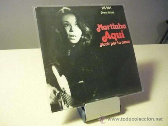 Discos de vinilo: MARTINHA AQUI single - Foto 1