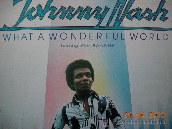 Discos de vinilo: Johnny Nash LP What a wonderful world - Foto 1