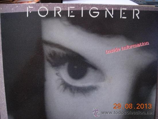 Discos de vinilo: Foreigner LP Inside information - Foto 1