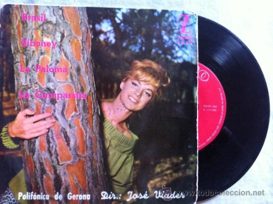 Discos de vinilo: 7&rdquo; EP-SINGLE-POLIFONICA DE GERONA-DIR JOSE VIADER - Foto 1
