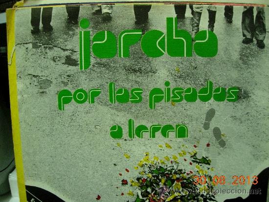 Discos de vinilo: Jarcha single Por las pisadas - Foto 1