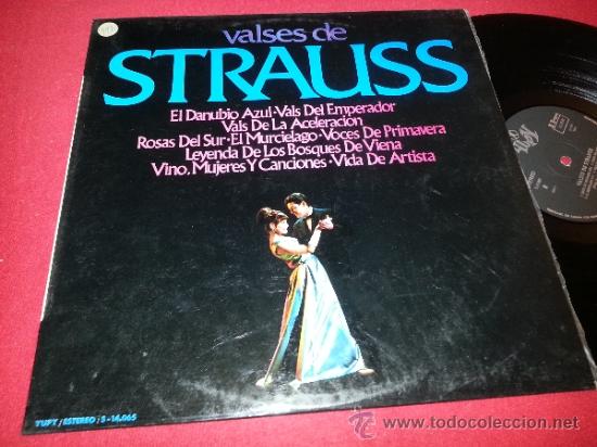 Discos de vinilo: STRAUSS Valses ORQUESTA 101 STRINGS LP 1971 YUPY - Foto 1
