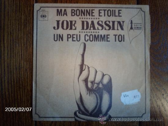 Disques de vinyle: joe dassin  -  ma bonne etoile  +  un peu comme toi