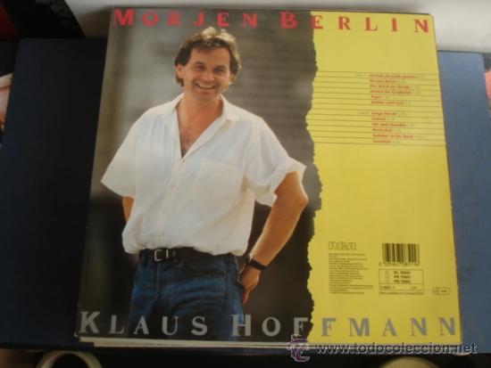 Discos de vinilo: KLAUS HOFFMANN  MORJEN BERLIN - Foto 2