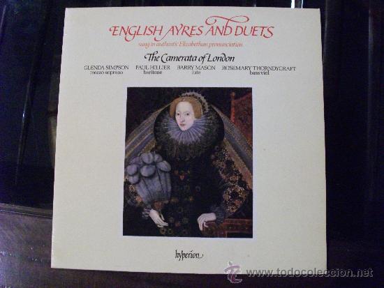 Discos de vinilo: English ayres and duets - Foto 1