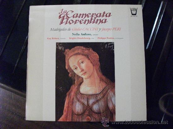 Discos de vinilo: Madrigales de G. Caccini y J. Peri - Foto 1