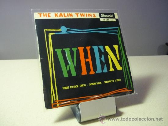 Discos de vinilo: THE KALIN TWINS WHEN +3 EP - Foto 1