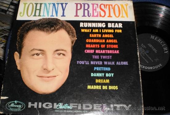 Discos de vinilo: johnny preston lp running bear u.s.a. - Foto 1