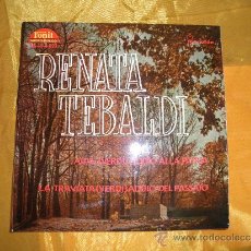 Discos de vinilo: RENATA TEBALDI . AIDA (ADDIO ALLA PATRIA) / LA TRAVIATA (ADDIO DEL PASSATO), VERDI. FONIT 1960