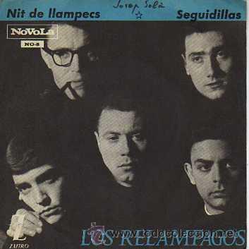 Discos de vinilo: los relampagos 7 sg nit de llampecs +1 - Foto 1