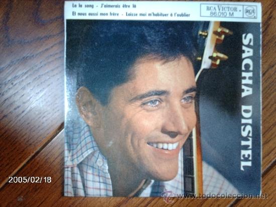 Discos de vinilo: sacha distel   -  La la song  +  3 - Foto 1