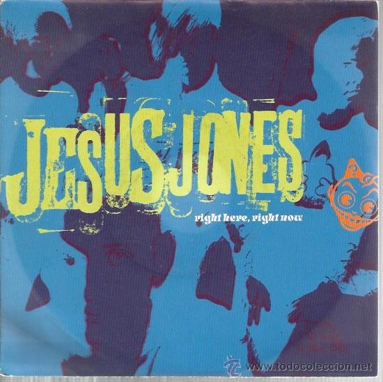 Discos de vinilo: SINGLE JESUS JONES : RIGHT HERE, RIGHT NOW - Foto 1