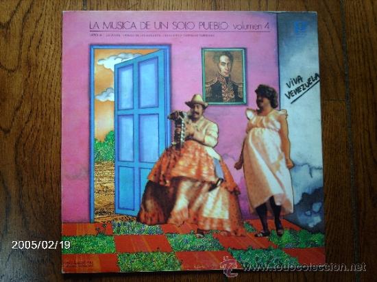 Disques de vinyle: la musica de un solo pueblo vol.4  venezuela