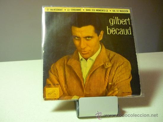 Discos de vinilo: GILBERT BECAUD ET MAINTENANT +3 EP - Foto 1