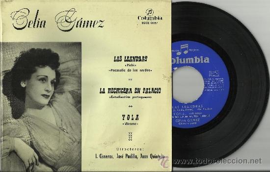 Discos de vinilo: celia gamez ep las leandras espa&ntilde;a - Foto 1