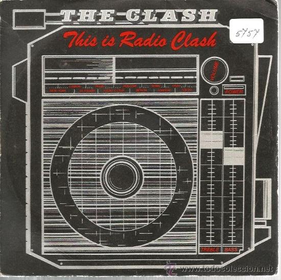 Discos de vinilo: SINGLE THE CLASH : THIS IS RADIO CLASH - Foto 1