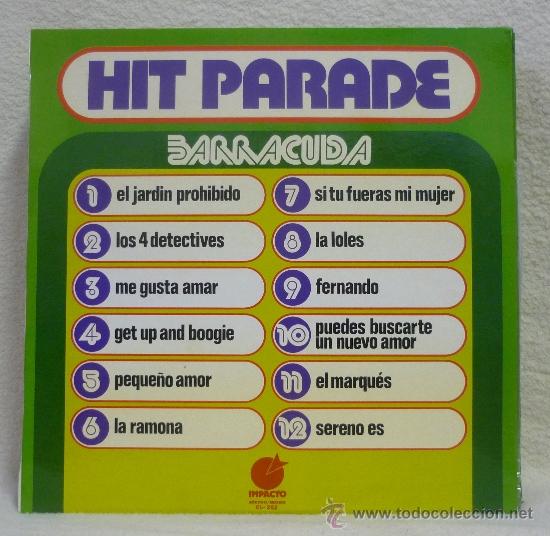 Discos de vinilo: BARRACUDA - HIT PARADE - LP IMPACTO 1976 - NUEVO - Foto 1