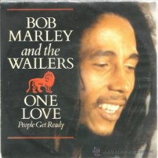 Discos de vinilo: SINGLE BOB MARLEY AND THE WAILERS : ONE LOVE 
