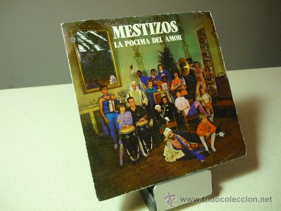 Discos de vinilo: MESTIZOS LA POCIMA DEL AMOR   CUANDO HABLE CON EL CORAZ&Oacute;N  SINGLE - Foto 1