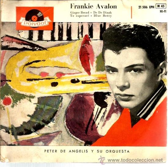 Discos de vinilo: EP FRANKIE AVALON : GINGER BREAD - Foto 1