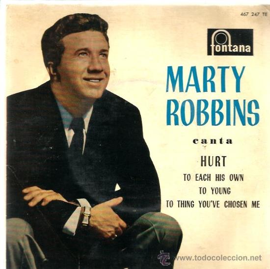 Discos de vinilo: EP MARTY ROBBINS ; HURT - Foto 1