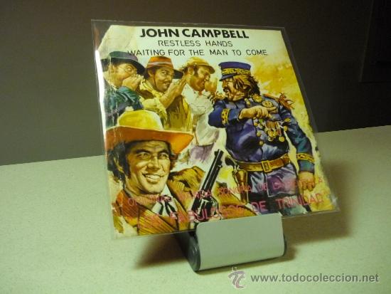 Discos de vinilo: JOHN CAMPBELL RESTLESS HANDS  single - Foto 1