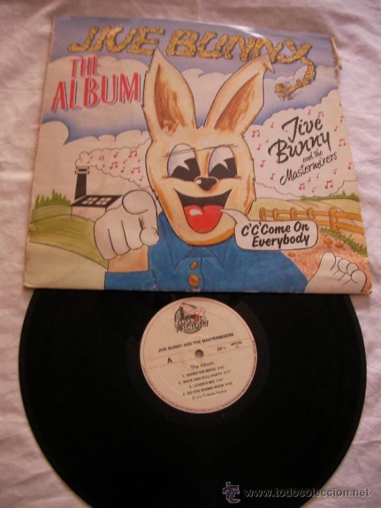 Discos de vinilo: LP JIVE BUNNY AND THE MASTERMIXERS - Foto 1