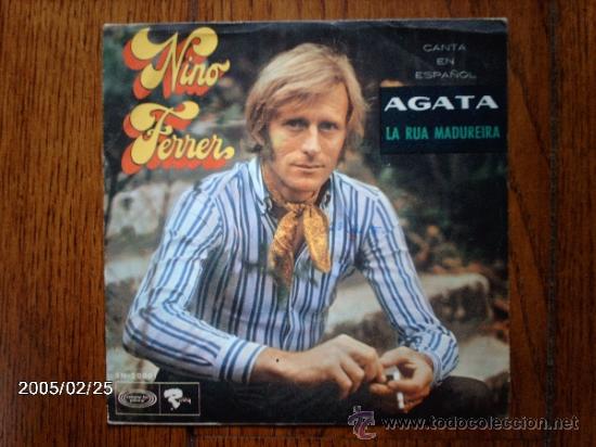 Discos de vinilo: nino ferrer  - agata  + la rua madureira - Foto 1