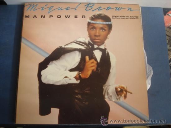 Discos de vinilo: MIQUEL BROWN  MANPOWER  PROMO  Lp - Foto 1